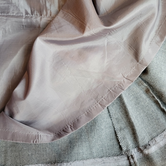 VINTAGE Hugo Buscanti Milano pleated grey skirt - Picture 4 of 5